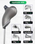 10-Piece Iron Golf Club Headcover Set - Grey