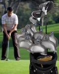10-Piece Iron Golf Club Headcover Set - Grey
