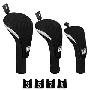 Lightweight Mesh Golf Club Headcovers (3 Pack)