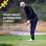 FINGER TEN Rain Grip Golf Gloves - Large