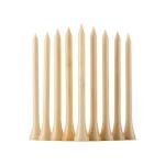 Durable Bamboo Golf Tees - 100 Pack