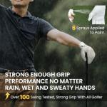 FINGER TEN Rain Grip Golf Gloves - Large