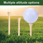 Durable Bamboo Golf Tees - 100 Pack