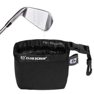 Golf Club and Ball Cleaning Sac with Waterproof Liner