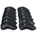 12pcs Thick Synthetic Leather Golf Iron Head Covers