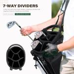 Lightweight UNIHIMAL Golf Stand Bag with 7 Dividers