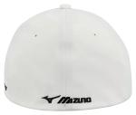 Mizuno Tour Delta Fitted Golf Hat - White-Black