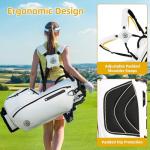 Lightweight 14 Way Golf Stand Bag with Padded Straps