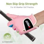 PGM Kids Golf Gloves for Ages 3-12 - Pink