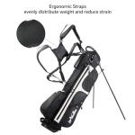 4-Way Golf Stand Bag with Backpack Straps