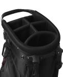 Wilson Feather Stand Bag - Black, Grey, Red