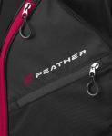 Wilson Feather Stand Bag - Black, Grey, Red
