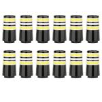 12-Pack Yellow Golf Ferrules for Taper Tip Irons