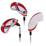 USA Flag Neoprene Golf Iron Head Covers Set