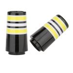 12-Pack Yellow Golf Ferrules for Taper Tip Irons