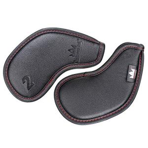 Black Golf Club Iron Headcovers for Ping, Callaway, Taylormade