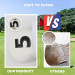 4-Piece Golf Club Head Covers for Woods & Drivers