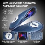 FINGER TEN 11-Pack Magnetic Golf Iron Covers