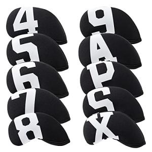 Large Neoprene Golf Iron Covers Set