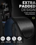 OutdoorMaster Padded Golf Club Bag with Wheels