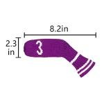 Scott Edward 10-Pack Purple Golf Club Covers