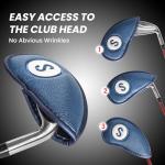 FINGER TEN 11-Pack Magnetic Golf Iron Covers