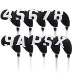 Big Number Golf Iron Head Covers Set