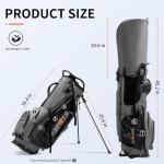 HYPATA Lightweight 14-Way Golf Stand Bag