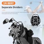 HYPATA Lightweight 14-Way Golf Stand Bag