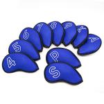 Montela Mesh Golf Iron Head Covers Set, 10pcs