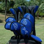 Montela Mesh Golf Iron Head Covers Set, 10pcs