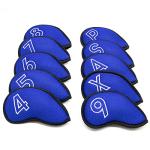 Montela Mesh Golf Iron Head Covers Set, 10pcs