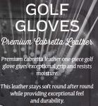 Kirkland Signature Cabretta Leather Golf Gloves 4-Pack