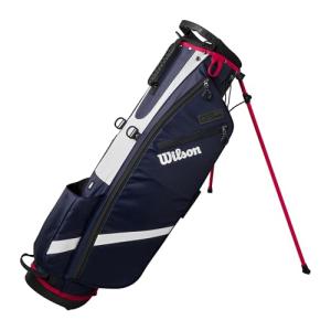 Wilson QS Golf Stand Bag - Navy Red White