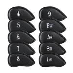 Premium Leather Golf Club Covers with Magnetic Closure