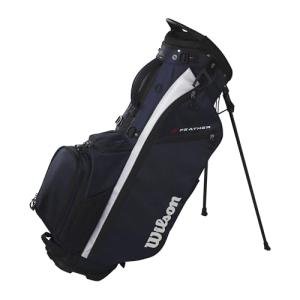 Wilson Feather Golf Stand Bag - Navy and White