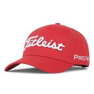 Titleist Tour Performance Golf Hat - Red and White