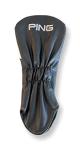 PING G430 Driver Leather Headcover - Black/White