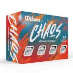 Wilson 2024 Chaos White Golf Balls - 24 Pack