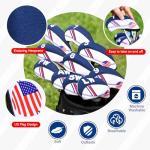 10 American Flag Neoprene Golf Club Covers