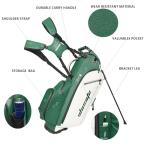 Lightweight 14-Way Golf Stand Bag - Green