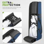 Findway Heavy Duty Golf Travel Bag with Wheels