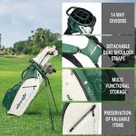 Lightweight 14-Way Golf Stand Bag - Green