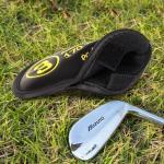 11-Piece Golf Iron Covers Set in Black PU Leather