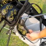 11-Piece Golf Iron Covers Set in Black PU Leather