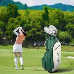 Lightweight 14-Way Golf Stand Bag - Green