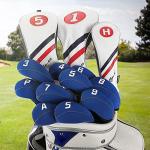 Neoprene Iron Headcover Set - 11 Pieces, Blue