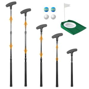 Adjustable Two-Way Kids Golf Putter Set