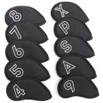 Montela 10-Piece Golf Iron Head Covers Set