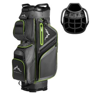 Unihimal 15-Way Golf Cart Bag with Rain Cover